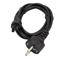 Rexant (06-3255) Шнур сетевой  Евро  3х0.75мм?  1.8М  (PVC)  (с заземлением)  (для питания ноутбука)