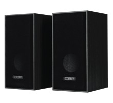 CBR CMS 700, Акустическая система 2.0, питание USB, 2х3 Вт (6 Вт RMS), материал корпуса MDF, 3.5 мм линейный стереовход, цвет чёрный