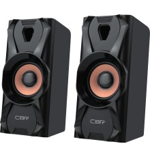 CBR CMS 720, Акустическая система 2.0, питание USB, 2х3 Вт (6 Вт RMS), материал корпуса MDF, 3.5 мм линейный стереовход, цвет чёрный