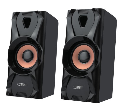 CBR CMS 720, Акустическая система 2.0, питание USB, 2х3 Вт (6 Вт RMS), материал корпуса MDF, 3.5 мм линейный стереовход, цвет чёрный