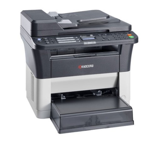 МФУ лазерный Kyocera FS-1125MFP (1102M73RU0/1102M73RUV) A4 Duplex белый/черный