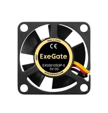 Exegate EX295190RUS Вентилятор 5B DC ExeGate EX03010S3P-5 (30x30x10 мм, Sleeve bearing (подшипник скольжения), 3pin, 9000RPM, 25dBA)
