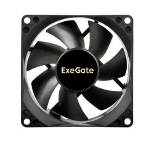 Exegate EX297043RUS Вентилятор 12В DC ExeGate ExtraSilent ES08025S3P (80x80x25 мм, Sleeve bearing (подшипник скольжения), 3pin, 2100RPM, 21dBA)