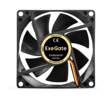 Exegate EX297046RUS Вентилятор 12В DC ExeGate EX08025H3P (80x80x25 мм, Hydraulic bearing (гидродинамический), 3pin, 2000RPM, 19dBA)