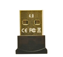Адаптер  Bluetooth Gembird, BTD-MINI5, ультратонкий корпус,  v.4.0, 50 метров, до 24 Мбит/сек, USB