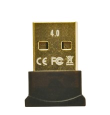 Адаптер  Bluetooth Gembird, BTD-MINI5, ультратонкий корпус,  v.4.0, 50 метров, до 24 Мбит/сек, USB