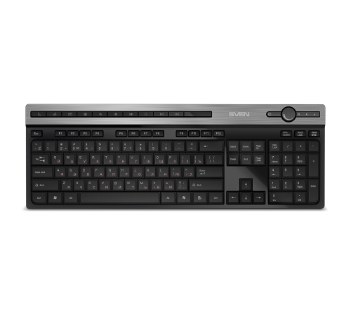 Клавиатура Wireless Sven KB-E5500W 2,4 GHz, 115кл. Клавиатура Wireless Sven KB-E5500W 2,4 GHz, 115кл.