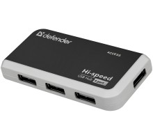 DEFENDER USB QUADRO INFIX USB 2.0, 4 порта, [83504]