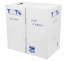 Кабель информационный Lanmaster TWT-5EFTP-OUT кат.5е F/UTP общий экран 4X2X24AWG PE внешний 305м черный