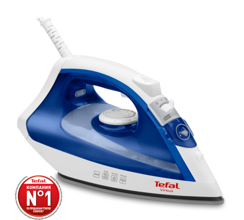 Утюг электрический с пароувлажнителем TEFAL FV1711E0 Tefal Tefal Virtuo FV1711 (FV1711E0)