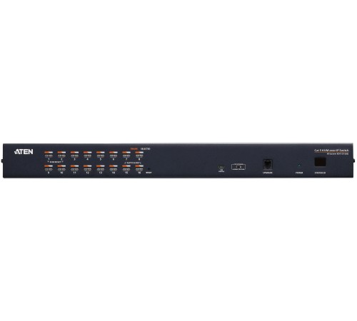 Переключатель KVM,  1 local user PS2+VGA+1 IP user => 16 cpu (PS2/USB/Sun+VGA)/RS232, без шнуров ATEN KH1516AI