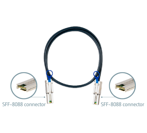 Кабель QNAP CAB-SAS10M-8088