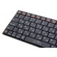 Клавиатура Оклик 840S черный беспроводная BT slim
