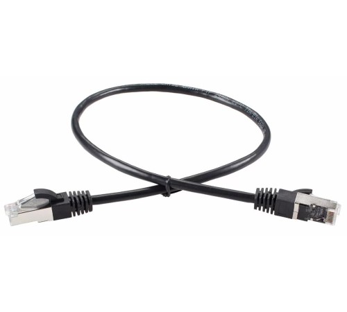 Кабель PATCH CAT5E FTP 0.5M ANP522B-BK-0.5M BLACK AOPEN