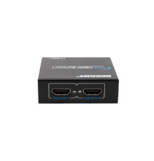 Делитель гнездо HDMI на 2 гнезда HDMI, металл  REXANT