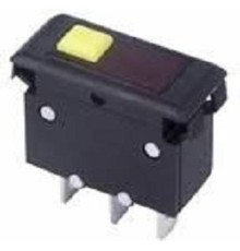 Автомат - предохранитель 250V 15А (3с) RESET-OFF красный  с подсветкой  REXANT