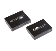 Конвертер HDMI на 3 RCA, металл  REXANT