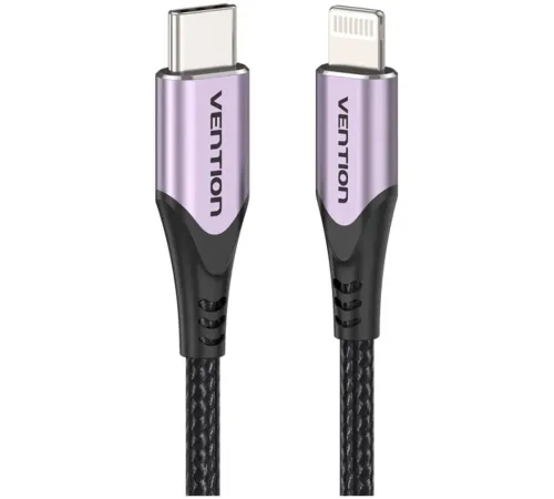 Кабель Vention USB 2.0 CM/Lightning 8M для iPad/iPhone - 1м. Фиолетовый Vention TACVF