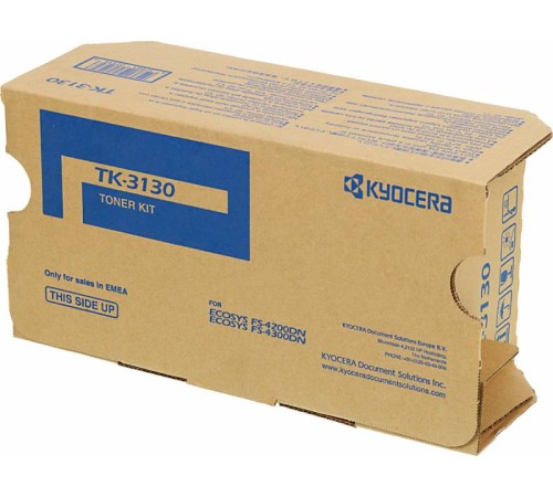 Картридж лазерный Kyocera TK-3130 1T02LV0NL0 черный (25000стр.) для Kyocera FS-4200DN/FS-4300DN Картридж лазерный Kyocera TK-3130 1T02LV0NL0 черный (25000стр.) для Kyocera FS-4200DN/FS-4300DN