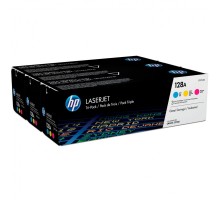 Картридж лазерный HP CF371AM голубой/пурпурный/желтый x3упак. (1300стр.) для HP CM1415/CP1525