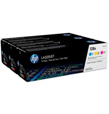 Картридж лазерный HP CF371AM голубой/пурпурный/желтый x3упак. (1300стр.) для HP CM1415/CP1525