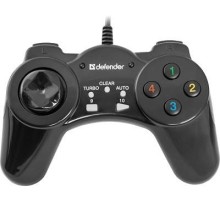 Defender Проводной геймпад Vortex USB, 13 кнопок Defender Vortex (64249)