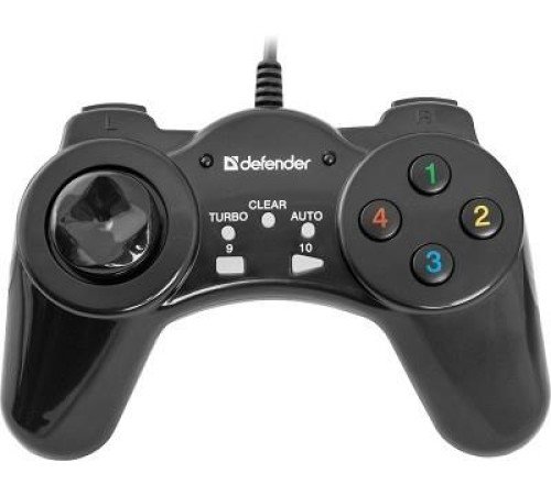 Defender Проводной геймпад Vortex USB, 13 кнопок Defender Vortex (64249)