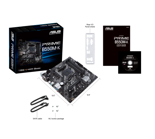 Материнская плата ASUS PRIME B550M-K (90MB14V0-M0EAY0)