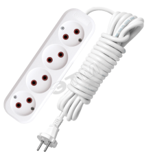 Удлинитель бытовой 4х5м без заземления 6А У6-766М