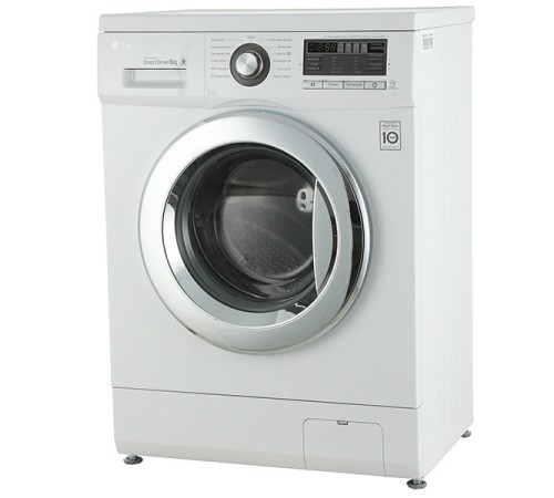 Стиральная машина LG Mega 2 Refresh F1096ND3 класс: A загр.фронтальная макс.:6кг белый