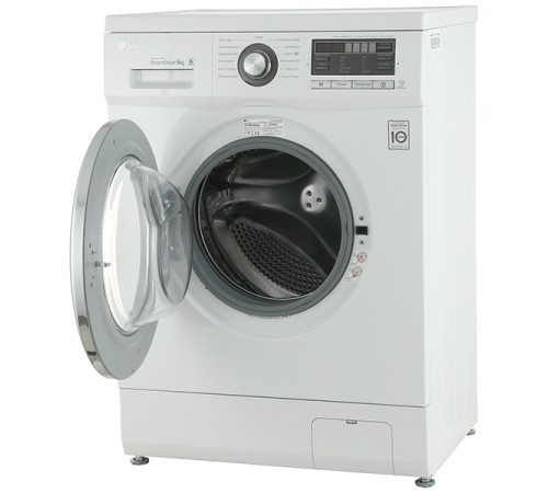 Стиральная машина LG Mega 2 Refresh F1096ND3 класс: A загр.фронтальная макс.:6кг белый