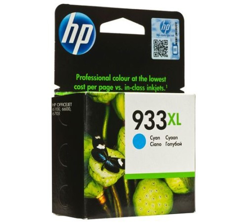 Картридж струйный HP 933XL CN054AE голубой (825стр.) для HP OJ 6700/7100