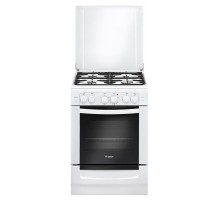 Плита Комбинированная Gefest 6101-02 белый реш.чугун