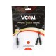 VCOM CV203-0.2M Кабель-адаптер VCOM 3.5ST(M)/2*3.5 ST(F), 0.2метра <CV203>