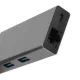 Адаптер Type-Cm --> RJ-45+2USB3.0(f) +PD100Вт Alum Shell VCOM <CU459> VCOM CU459