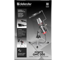 Микрофон Defender Forte GMC 300 3,5 мм, провод 1.5 м [64630]