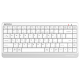 Клавиатура A4Tech Fstyler FBK11 белый/серый USB беспроводная BT/Radio slim