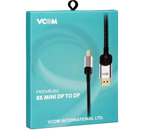 Кабель-переходник Mini DisplayPort M -> Display Port M 1.4V 3м VCOM <CG685-3M> VCOM CG685-3M