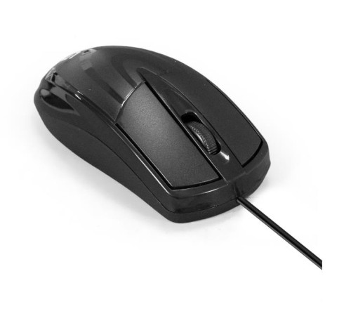 Exegate EX295306RUS Мышь ExeGate Professional Standard SH-8025 (USB, оптическая, 1000dpi, 3 кнопки и колесо прокрутки, длина кабеля 1,5м, черная, Color Box)