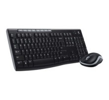 Клавиатура + мышь Logitech MK270 Ru layout клав:черный мышь:черный USB беспроводная Multimedia (920-004518/920-003381)