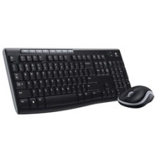 Клавиатура + мышь Logitech MK270 Ru layout клав:черный мышь:черный USB беспроводная Multimedia (920-004518/920-003381)