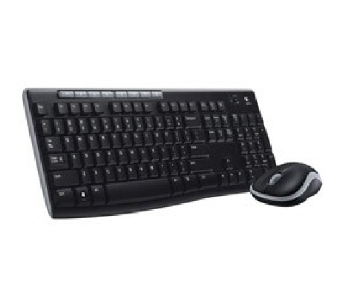 Клавиатура + мышь Logitech MK270 Ru layout клав:черный мышь:черный USB беспроводная Multimedia (920-004518/920-003381)
