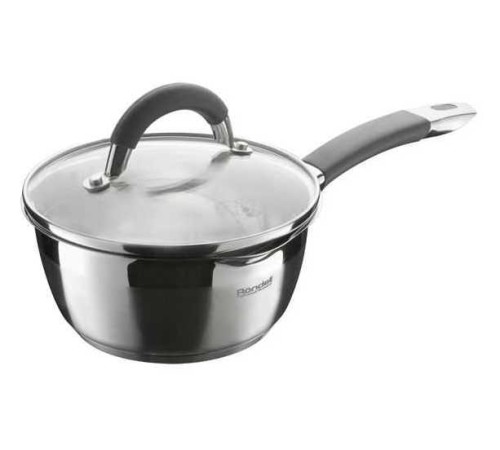 Ковш Rondell Flamme RDS-027 1л. d=14см (с крышкой) серебристый