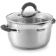Кастрюля Rondell Flamme RDS-023 2.3л. d=18см (с крышкой) стальной