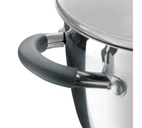 Кастрюля Rondell Flamme RDS-023 2.3л. d=18см (с крышкой) стальной Кастрюля Rondell Flamme RDS-023 2.3л. d=18см (с крышкой) стальной