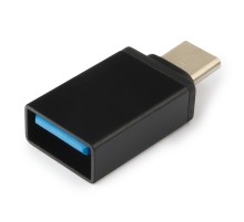 Переходник USB3.0 Гарнизон GCC-A-USB3-CMAF, Type-C(M)/AF, с поддержкой OTG, черн, пакет