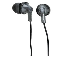 Наушники вкладыши Panasonic RP-HJE118GU 1.1м черный проводные в ушной раковине (RP-HJE118GUK)