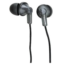 Наушники вкладыши Panasonic RP-HJE118GU 1.1м черный проводные в ушной раковине (RP-HJE118GUK)