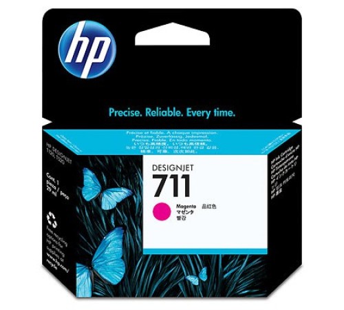 Картридж струйный HP 711 CZ131A пурпурный (29мл) для HP DJ T120/T520