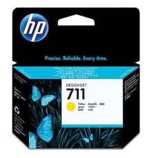 Картридж струйный HP 711 CZ132A желтый (29мл) для HP DJ T120/T520